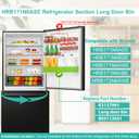 HRB171N6ASE Refrigerator Section Long Door Bin Compatible with Hisense Refrigerator Door Shelf HRB171N6BSE, HRB171N6AWE, HRB171N6ABE, MRB172N6AWE, RB17A2CWE. 26.65 in Full Width Door Bin K2137991.