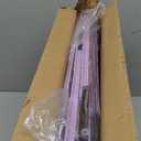 5 Tier Paper Organizer with Handle, Metal Mesh Desk Organizer File Folder Paper Letter Tray Desktop Document Sorter for Classroom, School, Office Accessories Organization and Storage - Purple