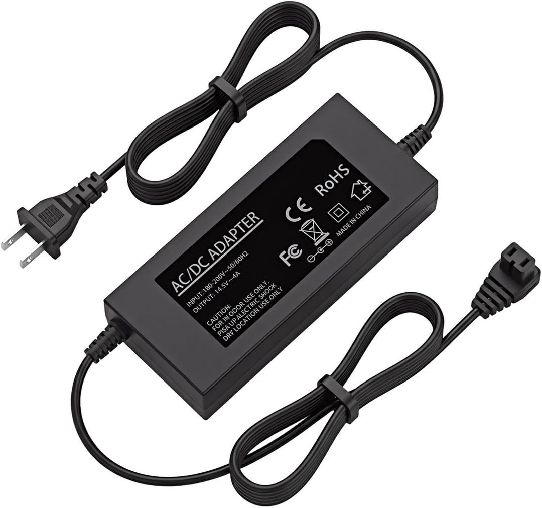 14.5V 6A AC Power Cord Power Adapter for 12V Car Fridge Portable Car Refrigerator Compatible with ARB BougeRV Euhomy Bodega Wagan AstroAI Apicool ICECO Dometic F40C4TMP Rockpals JoyTus