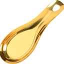 3 x Snailhouse Spoon Rest, Stainless Steel Cooking Coffee Spoon Spatula Ladle Utensil Holder for Stove Top Kitchen Counter, Gold