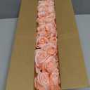 Artificial Satin Rose Flower Heads,42 Pcs Silk Rose Heads with Stems,3.5'' Rose Artificial Flowers Bulk,Artificial Rose Flower Heads for DIY Crafts Bouquet (42, Blush)