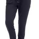 Walifrey Womens Joggers with Pockets, Drawstring Sweatpants Women for Lounging Jogging Workout and Gym (Medium, Navy)