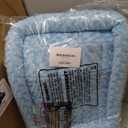 MidWest Homes for Pets QuietTime Fashion Dog Bed - Blue Faux Fur Bolster, Ultra-Soft and Machine Washable, Fits 24-Inch Crates and Carriers, for Small Breed Dogs