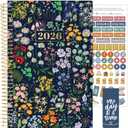 bloom daily planners 2026 Planner (January - December) Calendar Year Organizer - 5.5 x 8.25 - Weekly & Monthly Agenda Book with Stickers & Bookmark - Garden Party, Navy