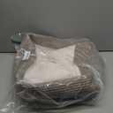 KAKAMAY Large Blanket Basket (18"x18"x16"),Woven Baby Laundry Hamper for Storage, Cotton Rope Blankets Baskets for Nursery, Laundry, Living Room, Pillows, Baby Toy chest with Handles (White/Beige)