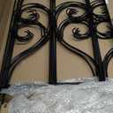 Decorative Garden Fence 32 in (H) x 10 ft (L) Outdoor Rustproof Metal Dog Pet Fence Animal Barrier, Garden Fencing Panel Border for Yard Patio Flower Bed