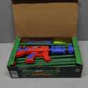 Dinosaur Shooting Game Toys, 2 Air Pump Launcher with Aiming Fun, 3 Dinosaur Theme & 4 Target Score Points, 24 Foam Balls, Indoor Outdoor Toy Gift for Kid Boy 3 4 5 6 7 8 9 10 11 12 Year Old Age 3-12 (Green)