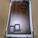 Furologee 66 L Shaped Desk with Power Outlet, Reversible Computer Gaming Desk with File Drawer & 2 Monitor Stands for Home Office with Storage Shelves, Rustic Brown