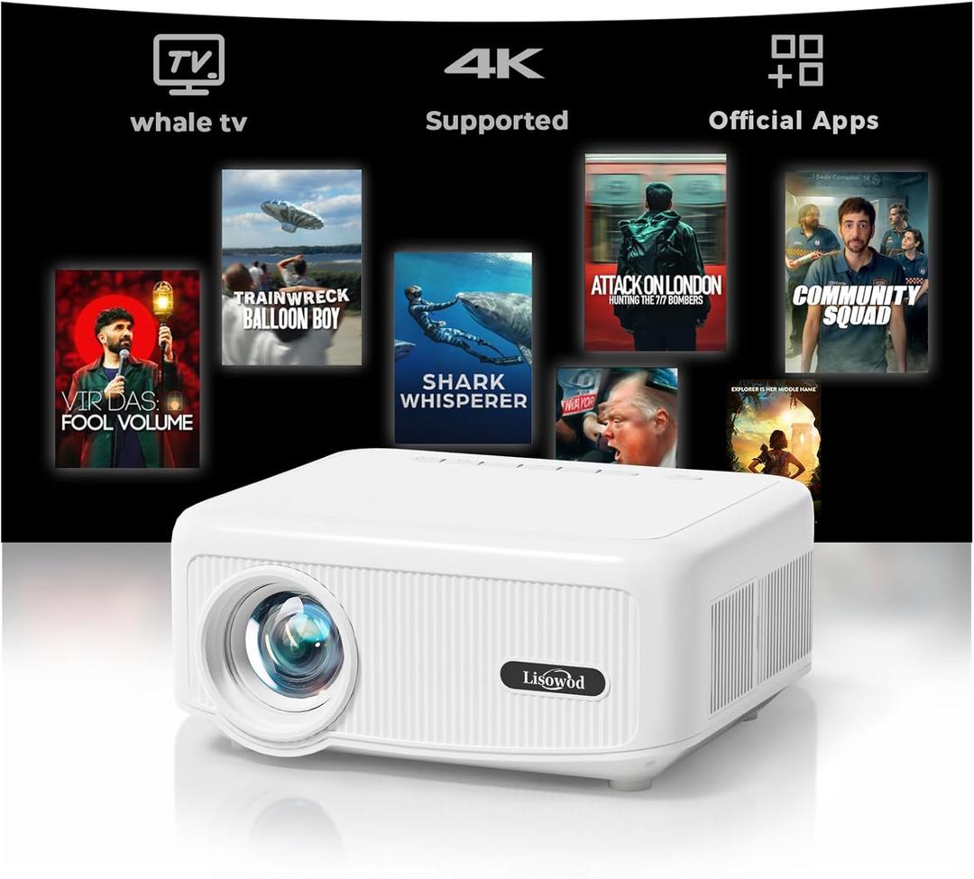 Projector with WiFi and Bluetooth