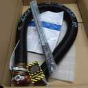 Right Hand WindRed Cone1.75" Garage Door Torsion Spring with Non-Slip Winding Bars & Gloves, Precision Electrophoresis Black Coated, for Replacement, MIN 16,000 Cycles (0.250x1.75''x39'')