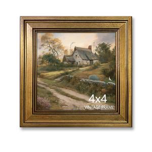 Aruifinw 11x17 Picture Frame Vintage Gold for Wall Mount