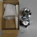 Enhon Shower Knobs 2 Piece Replacement, Compatible with Pfister Verve Tub Shower Handle Replacement, 2 Faucet Handle Trim Kit for 5-1/2 inch High, 12 Tooth Broach Stem Cartridge(Polished Chrome)