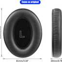 A30 Ear Pads Replacement Earpads Ear Cushion Cups Muffs Parts Cover Compatible with Bose A30 Aviation Headset. (Black)