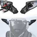 SAUTVS Adjustable Rear View Side Mirrors for Ski-Doo, Clear Rear View Side Mirrors for Ski-Doo REV Neo XS XM XP XR XU Accessories (2PCS, Replace #860200694)