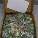 Pinkpum 20'' Eucalyptus Wreath for Front Door, Porch, Window - Green Decor for Home, Farmhouse - Spring, Summer, Fall, All Seasons (White)