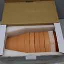 6 Pack 6 Inch Terracotta & Clay Pots with Saucer for Plants, Large Terra Cotta Plant Pot with Drainage Hole, Flowerpot for Indoor Outdoor Plants, Crafts, Wedding Favor