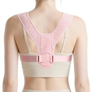 HVRCRK Posture Corrector for Women - Thin & Invisible Back Brace for Posture - Adjustable Back Support Brace - Relieve Upper Back Discomfort & Regain Confidence, 1 PC, L