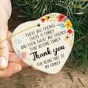 6 x Friends Christmas Ornaments 2025 - Friendship Gifts for Women Men Coworkers, Thank You Gifts for Friends, Bestie, BFF, Soulmate, Ceramic Friend Ornament for Christmas Tree Decorations