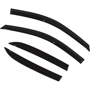 Window Visors Rain Guards Deflectors - 4-Pack Side Window Deflector Vent Shade for Car Windows Tape-On Outside Mount Acrylic Sun Rain Guard Replacement for Accord 4-Door Sedan 2003-2007