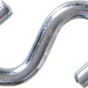 Hardware Essentials 320240 (1/4-inch x 2-inch) 50 Pack S-Hooks, 1/4 Inch x 2 Inch, Zinc-P