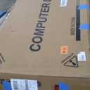 SEDETA 94.5" White Computer Desk, Two Person Gaming Desk with LED Light, Keyboard Tray, Power Strip with USB, Monitor Shelf & Storage, Extra Long Double Desk for Home Office, White