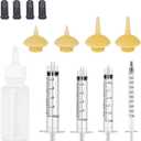 Pet Feeding Bottle and Syringes with Nipples for Small Cat Dog Animals (Model 2)
