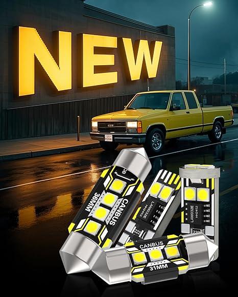 BMT xms Car Interior LED Light Replacement for Toyota Highlander 2020-2024,6000K Super Bright Interior Light Bulbs Package, 6pcs
