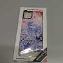 for iPhone 12 Case, Coastal Vintage Collage Pattern, Military-Grade Drop Protection, Vintage Seaside Soft Slim TPU Protective Cover with Camera Protection for Girls (PlumeriaSea)