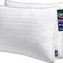 Serta Down Illusion Ultra Support Cotton Pillows, Standard/Queen (2 Pack)