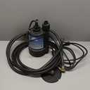 Superior Pump 91250 1800GPH Thermoplastic Submersible Utility Pump with 10-Foot Cord, 1/4 HP