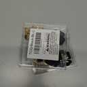 2 x Straw Covers for Stanley Cup Accessories: Black Decorations for Stanley 30 oz & 40 oz Tumbler with Handle, Bling Letter Charms and Flower Silicone Straw Cap Topper, Trendy Stuff for Teen Girls & Women