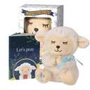 Baptism Gifts for Baby Boys with 7'' Cute Plush Lamb and Pray Book, Baptism, Dedication and Christening Gift Set for Boys in Keepsake Box