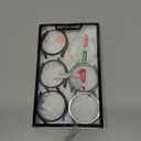 [6+6Pack Case and Screen Protector for Samsung Galaxy FE/Galaxy Watch 5/ Galaxy Watch 4 40mm, Bubble Free Tempered Glass Screen Protector + Waterproof Matte Hard PC Bumper Cover