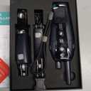 Dog Shock Collar 2 Dogs(15-150lbs) with Flashing Light for Night Walks,4500FT Dog Training Collar Adjustable Pitch Beep(1-8), Vibration(1-16), Safe Shock(1-99), and Keypad Lock (Black 2 Pack)