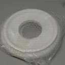 2 Pack Molded PU Ceiling Medallion for Light Fixtures and Pendants 10"OD x 4"ID x 1 "P (Fits Canopies up to 7-1/4") White