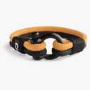 Mens Rope Bracelet - Stainless Steel Black Shackle, Extremely Durable and Scratch Resistant Waterproof Paracord, Handmade, Nautical Wristband for Men, 12-7