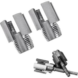 2Pcs Integrated Internal & External Pipe Threading Tool, PVC Pipe Threader Kit  1/2" & 3/4" Pipe Thread Cutting Tool, Internal & External Pipe Threading Tool for DIY Plumbing