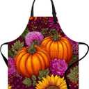 Apron Home Kitchen Cooking Baking Gardening for Women Men with 2 Pockets 32x28 inch