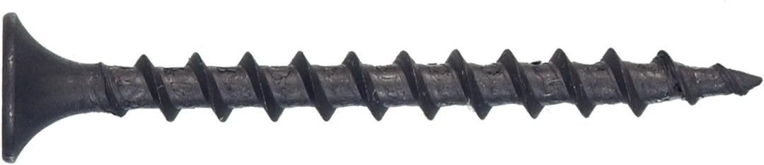 40876 Coarse Thread 6 x 2-Inch Drywall Screw with Phillips Drive , Black, Pack of 2