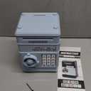 Refasy Piggy Bank Cash Coin Can ATM Bank Electronic Coin Money Bank for Kids Age 3-12, Money Savings Box Mini ATM Coin Bank Toys Gifts for 3 4 5 6 7 8 9 10 11 12 Year Old Boys Girls (Light Blue)