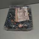 Runner Rug for Kitchen Rug Non Slip 2'x6' Washable Rugs with Rubber Backing Soft Vintage Floral Botanical Carpet Runner for Kitchen, Laundry, Bedroom, Bathroom, Black