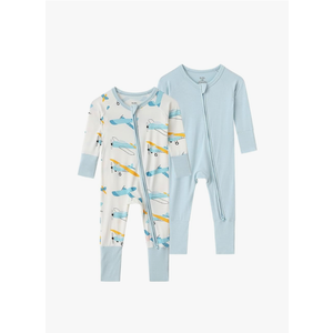 Baby Viscose from Bamboo Footless Pajamas Boys Girls Zippy Pjs Sleep 'N Play Romper - 0-3Months