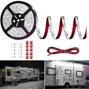 RV Awning Led Lights,12V 20FT Camper Awning Lights for Camper Motorhome Travel Trailer Concession Stands Food Trucks, Waterproof RV Exterior Underglow Light Strip for Party BBQ