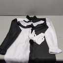 Varuotu Art Clown Costume Kids, Killer Clown Costume Halloween Cosplay Outfit Boys Girls, Size 120