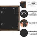 Americanflat 16x20 Poster Frame - Engineered Wood - Mahogany