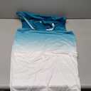 Mrskoala Women Midi Tank Dresses Casual Sexy Club Dress Summer Turquoise L