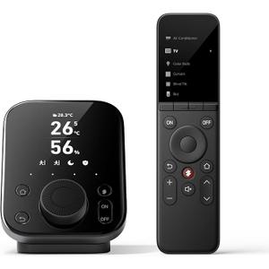 SwitchBot Universal Remote Control with Hub 3, Multi-use Smart Remote with Customize App, Control 25 IR/Bluetooth Devices and 10 Scenes, Compatible with TV/AC/SwitchBot BLE Devices