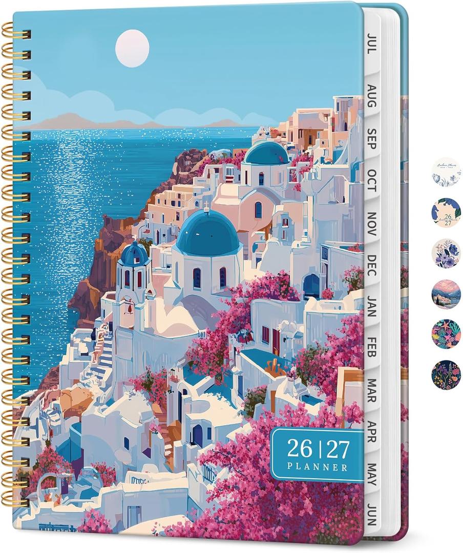 Taja Planner 2026-2027, Jul 2026-Jun 2027 Monthly & Weekly Calendar Planner