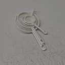 Plastic Strainer Kitchen Cooking Nylon Polyester Mesh 100% Plastic BPA Free White 3 sizes 3" - 4" - 5.5" By JTS