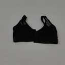 Fruit of the Loom Women's Front Close Sports Bra - Cotton Blend, Easy Fit & Built-Up Support, 36, Black Sport Top Bra